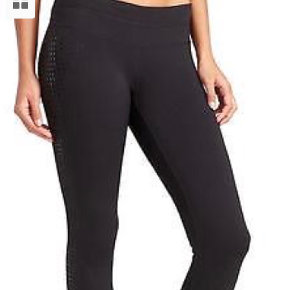 Athleta Gel Dot Sonar BLK Capri